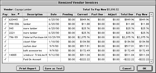 what is an itemized bill